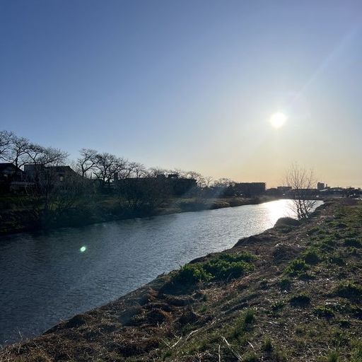 第22回 余寒（元荒川の朝日）