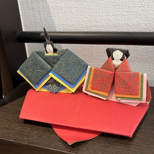 第34回 雛（和紙の雛人形）