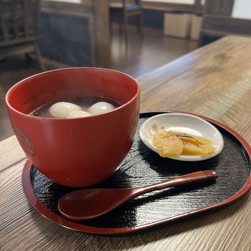 第52回 春の雪（白玉ぜんざい）