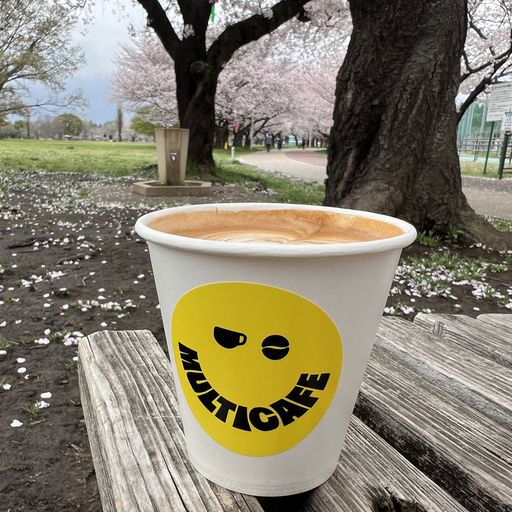 第89回 桜（カプチーノで花見）